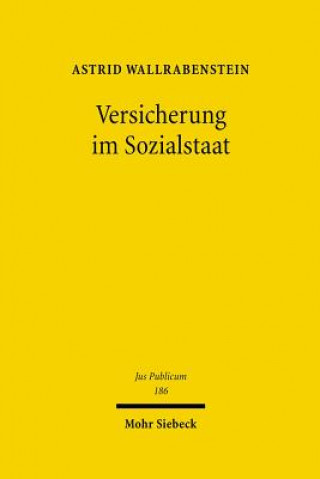 Buch Versicherung im Sozialstaat Astrid Wallrabenstein