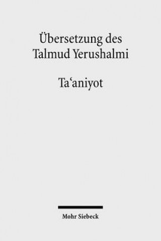 Kniha UEbersetzung des Talmud Yerushalmi Andreas Lehnardt