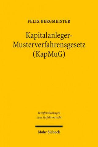 Kniha Kapitalanleger - Musterverfahrensgesetz (KapMuG) Felix Bergmeister