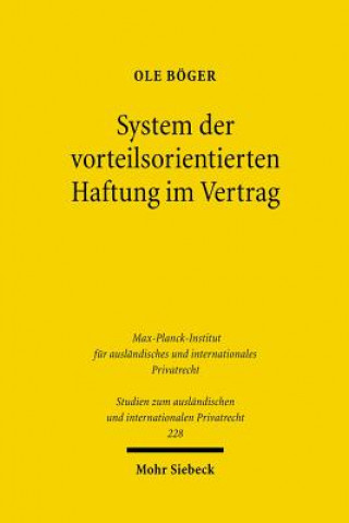 Carte System der vorteilsorientierten Haftung im Vertrag Ole Böger