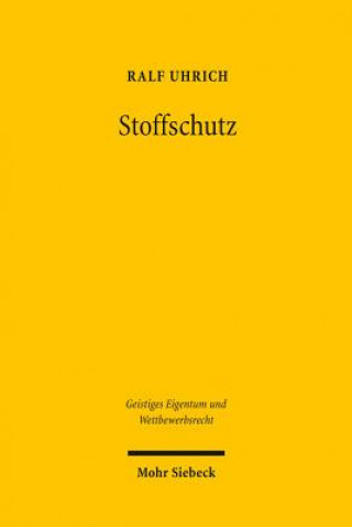 Livre Stoffschutz Ralf Uhrich