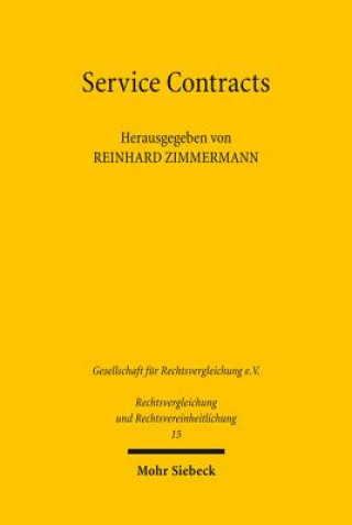 Kniha Service Contracts Reinhard Zimmermann
