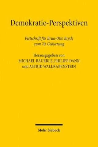 Kniha Demokratie-Perspektiven Michael Bäuerle
