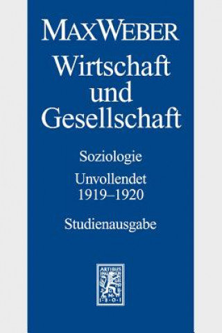 Kniha Max Weber-Studienausgabe Max Weber