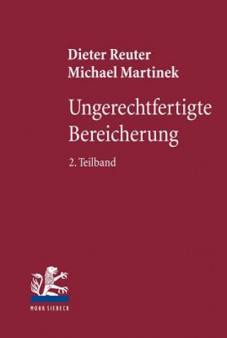 Kniha Ungerechtfertigte Bereicherung Dieter Reuter