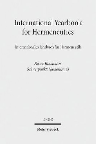 Książka International Yearbook for Hermeneutics / Internationales Jahrbuch fur Hermeneutik Günter Figal