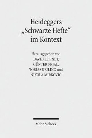 Könyv Heideggers "Schwarze Hefte" im Kontext David Espinet