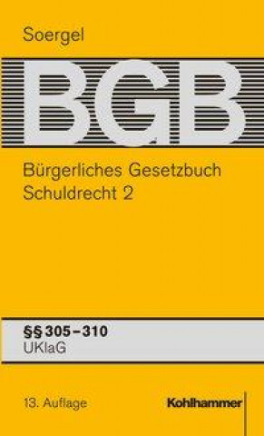 Książka Bürgerliches Gesetzbuch BGB (13. A.). Schuldrecht 2 Hans Theodor Soergel