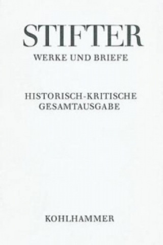 Kniha Werke und Briefe 3/2: Erzählungen 2 Adalbert Stifter