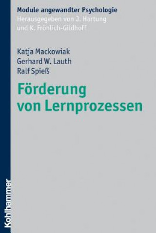 Книга Förderung von Lernprozessen Ralf Spieß