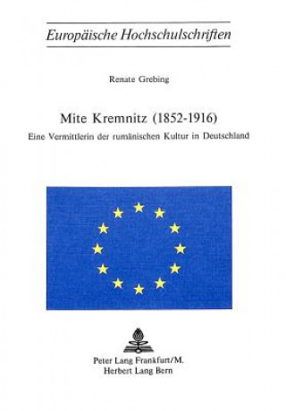 Buch Mite Kremnitz (1852-1916) Renate Grebing