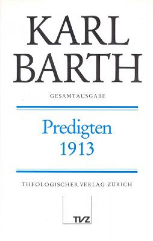 Kniha Gesamtausgabe Bd. 8 - Predigten 1913 Nelly Barth