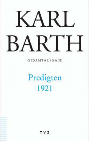 Boek Predigten 1921 Karl Barth