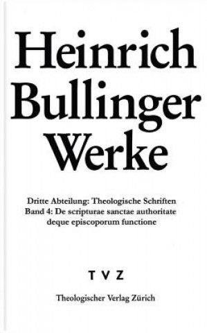 Knjiga Heinrich Bullinger Werke Emidio Campi