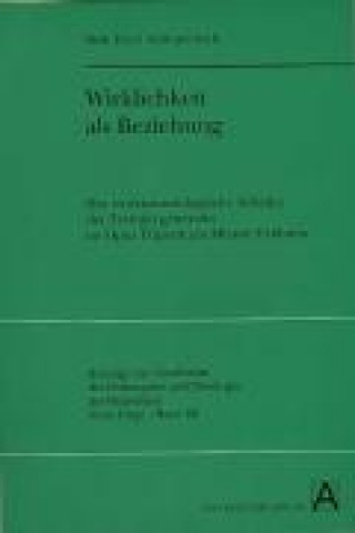 Knjiga Wirklichkeit als Beziehung Meik Peter Schirpenbach