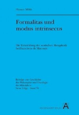 Knjiga Formalitas und modus intrinsecus Hannes Möhle