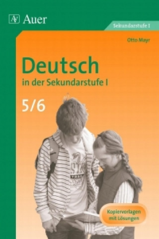 Könyv Deutsch in der Sekundarstufe I, Klasse 5/6 Otto Mayr