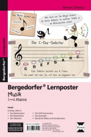 Materiale tipărite Lernposter Musik - 1.-4. Klasse Marion Schwarz