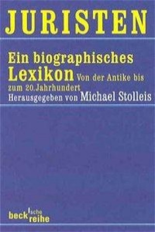 Книга Juristen. Ein biographisches Lexikon Michael Stolleis