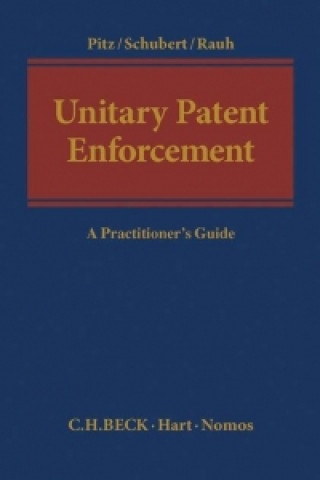 Kniha Unitary Patent Enforcement Johannes Pitz