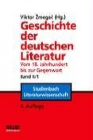 Libro Geschichte der deutschen Literatur Band II/1 Viktor Zmegac