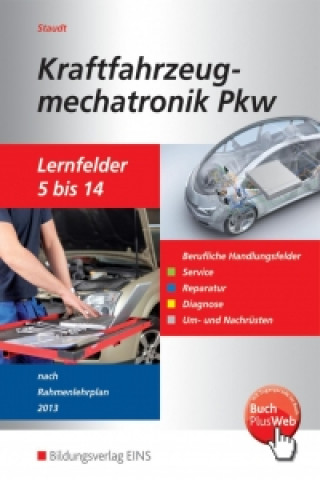 Könyv Kraftfahrzeugmechatronik PKW. Schülerband. Lernfelder 5-14 Wilfried Staudt