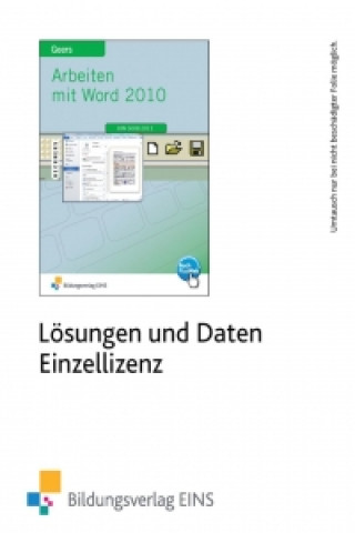 Digital Arbeiten mit Word 2010. CD-ROM Werner Geers