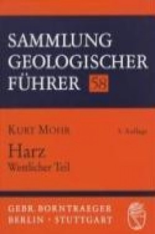 Carte Harz, Westlicher Teil Kurt Mohr