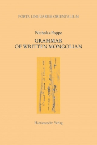 Kniha Grammar of Written Mongolian Nicholas Poppe