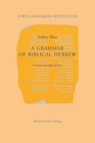 Könyv A Grammar of Biblical Hebrew Joshua Blau