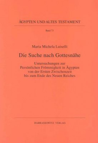 Knjiga Die Suche nach Gottesnähe Maria M. Luiselli