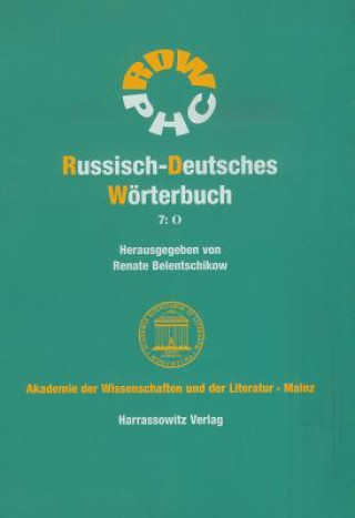 Kniha Russisch-Deutsches Wörterbuch (RDW) Renate Belentschikow