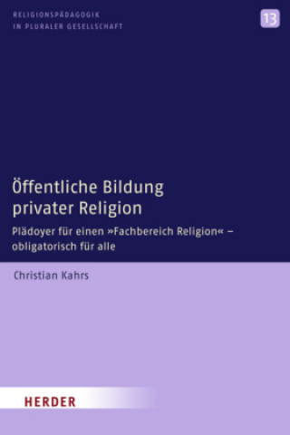 Book Öffentliche Bildung privater Religion Christian Kahrs