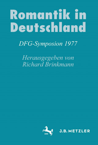 Kniha Romantik in Deutschland Richard Brinkmann