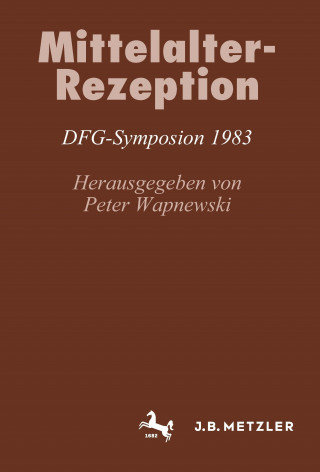 Kniha Mittelalter-Rezeption Peter Wapnewski