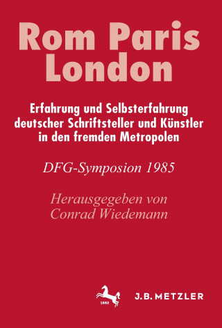 Livre Rom - Paris - London Conrad Wiedemann