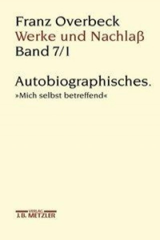 Knjiga Franz Overbeck: Werke und Nachla Rudolf Brändle