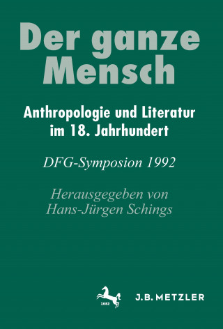 Könyv Der ganze Mensch Hans-Jürgen Schings