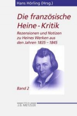 Książka Die franzosische Heine-Kritik Hans Hörling
