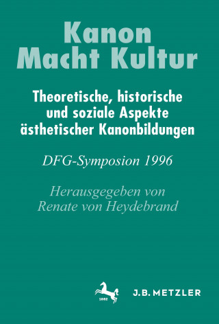 Könyv Kanon Macht Kultur Renate von Heydebrand