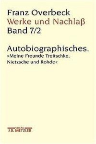 Kniha Franz Overbeck: Werke und Nachla Rudolf Brändle