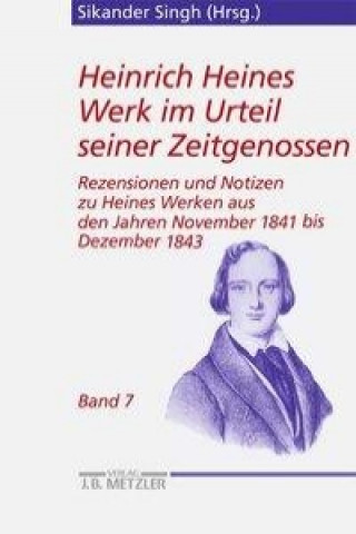 Könyv Heinrich Heines Werk im Urteil seiner Zeitgenossen Sikander Singh