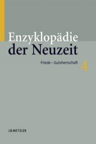 Książka Enzyklopadie der Neuzeit Friedrich Jaeger