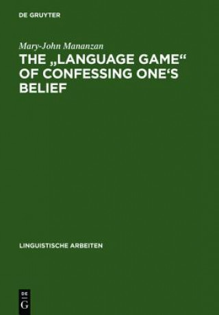 Książka "Language game" of confessing one's belief Mary-John Mananzan