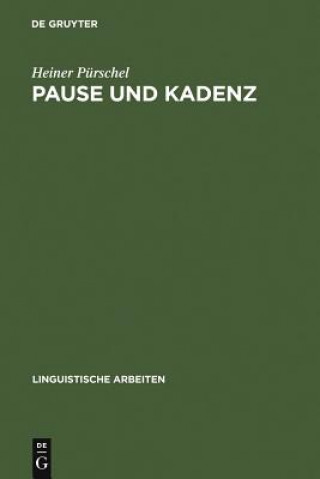 Knjiga Pause und Kadenz Heiner Pürschel