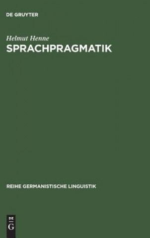 Kniha Sprachpragmatik Helmut Henne