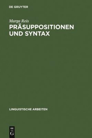 Boek Prasuppositionen und Syntax Marga Reis
