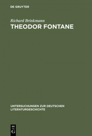 Kniha Theodor Fontane Richard Brinkmann