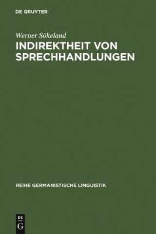 Book Indirektheit von Sprechhandlungen Werner Sökeland