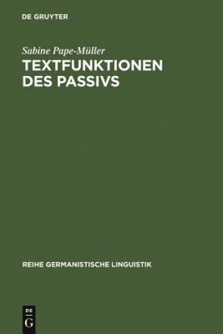 Carte Textfunktionen des Passivs Sabine Pape-Müller